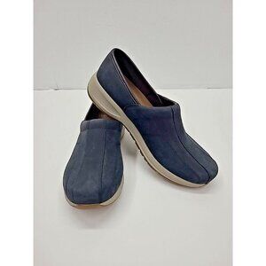 Dansko Green Blue Suede Leather Clogs Women's Size 42 11.5-12 in US